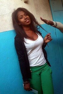 Young girls rubbing their